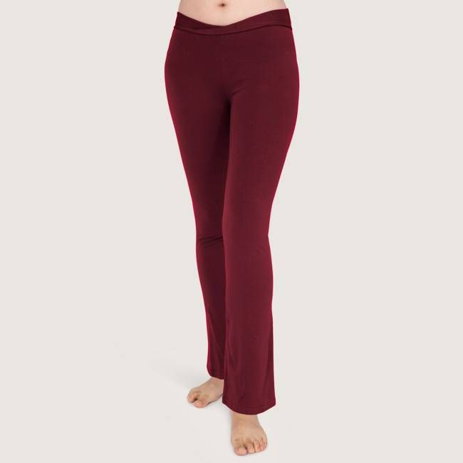 Leggings Straight Leg aubergine (rot)