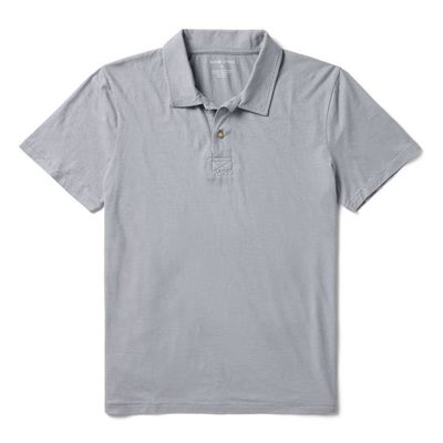 The Cotton Hemp Polo in Tradewinds