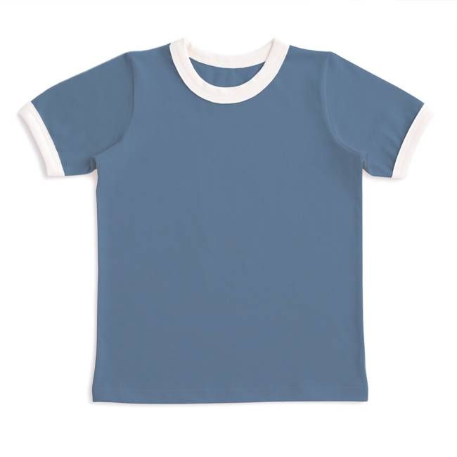 Ringer Tee - Solid Lake Blue