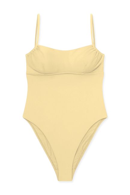 Joni One Piece in Mellow Yellow