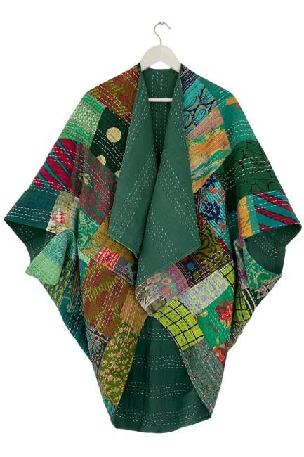 NEW! Vintage Patchwork Stories Kimono No.66