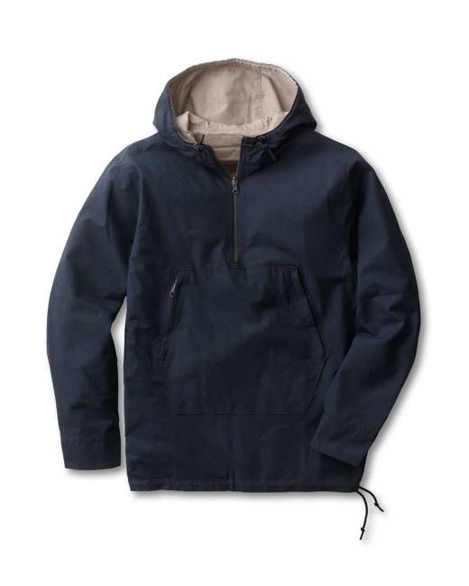 The Squall Anorak in Navy Twill