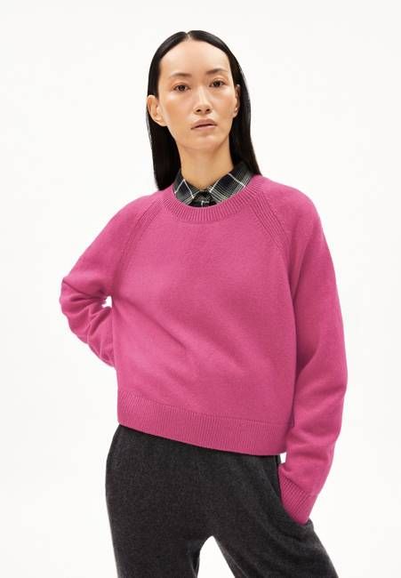 DILIRIAA REGLANA KNIT SWEATER | crushed berry