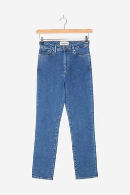 Tina Gathered Midi Skirt Ikat Check Cotton