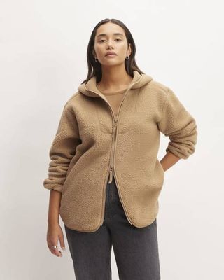 The ReNew Fleece Full-Zip Hoodie | Tiger's Eye