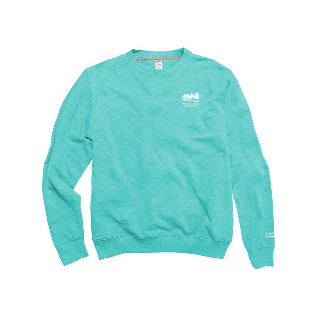 Scenic Living Unisex Teal Fleece Crew