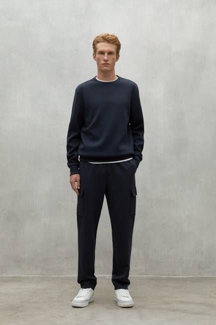 NAVY BLUE LIMI TROUSERS