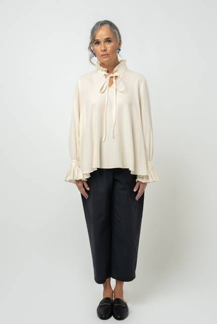 The Flannel Poetry Blouse - Last One