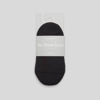 The Organic Cotton No-Show Sock 3-Pack | Black