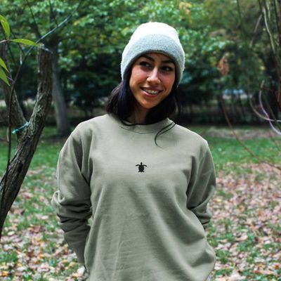 Turtle Embroidered Sweatshirt (Unisex)