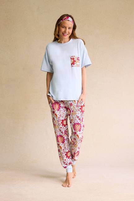 Oversized Tee Harem Set