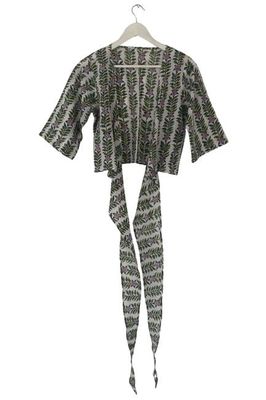 NEW! Block print Wrap Top No. 107