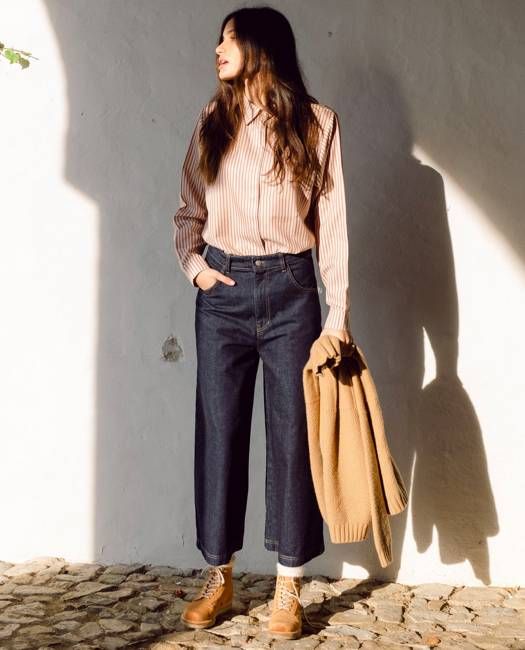 Tracey Organic Cotton Denim Jeans In Indigo