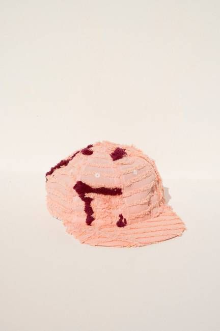 Ball Cap - Pink Chenille #7