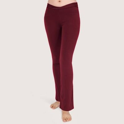 Leggings Straight Leg aubergine (rot)