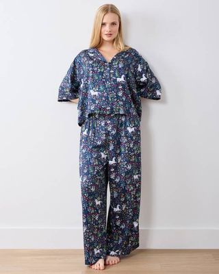 Unicorn's Garden - Original Fit Tall Eco Satin Wildest Dreams Set - Indigo