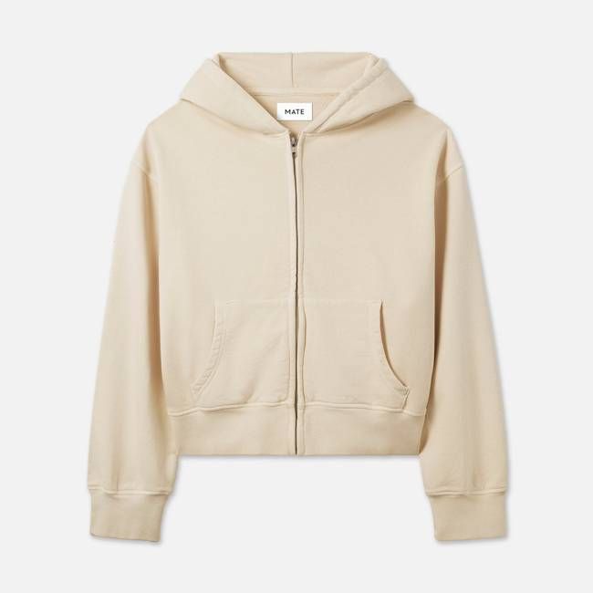 Organic Fleece Zip Hoodie