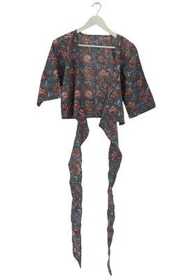 NEW! Block print Wrap Top No. 109