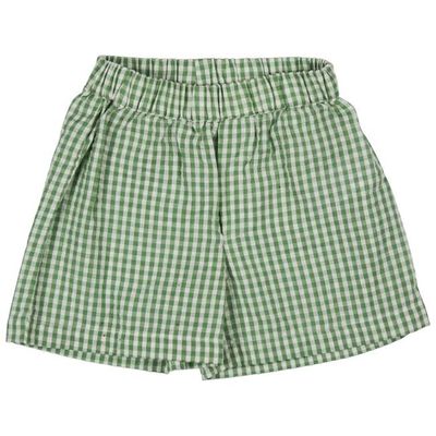 Summer Shorts (Seersucker Check) - Green