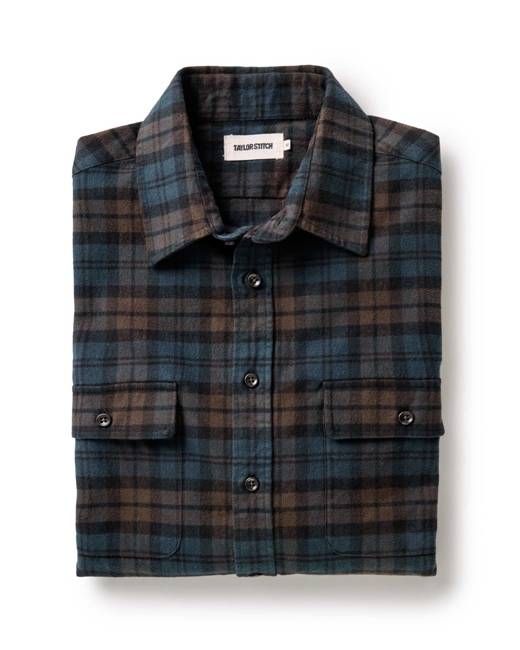The Yosemite Shirt in Wetlands Plaid