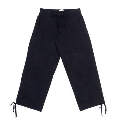 Micro Twill Drift Pants - Black Indigo