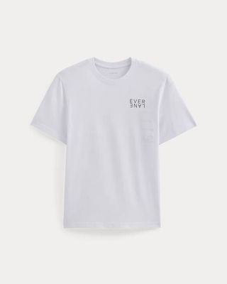 Mirrored Logo Tee | White