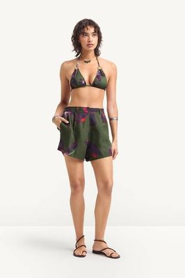 The Getaway Short - Watercolor Orchid Ecolinen