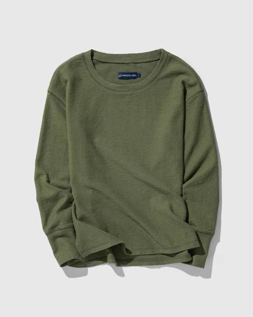 EcoKnit™ Textured Long-Sleeve Tee