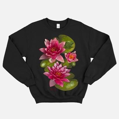 Water Lilies Sweatshirt (Unisex)