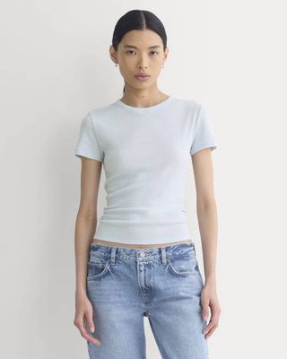 Tissue Short-Sleeve Crew | Skywriting