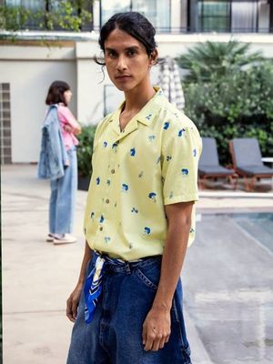 CALYPSO YELLOW SUMMER SHIRT