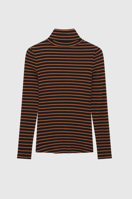 Striped Roll Neck