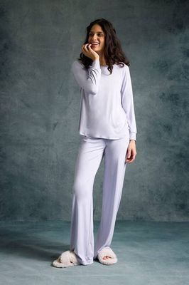 Relaxed Long Sleeve Top + Pajama Pant