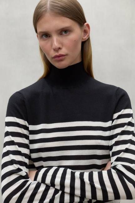FAYA TURTLENECK JUMPER BLACK