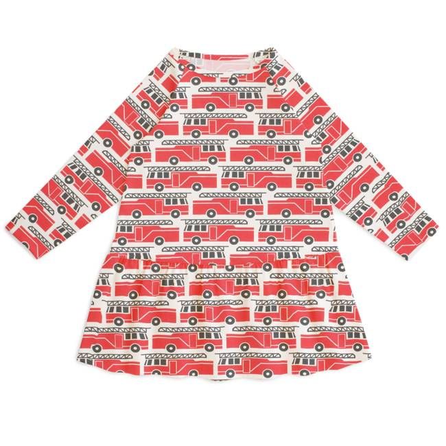 Chicago Dress - Firetrucks Red