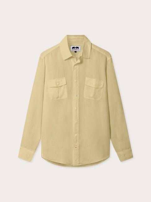 Men's Khaki Andros Hemp Shirt