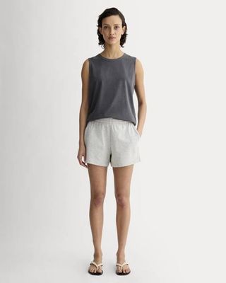 The Off-Duty Short | Pale Heather Grey