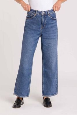 LIORA CROPPED | ECO RECYCLED BLUE USED