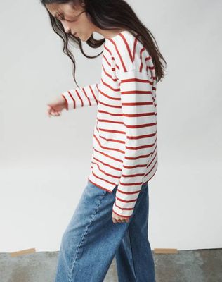 The BRETON 01 - Carmine + Ecru / Archive Sale