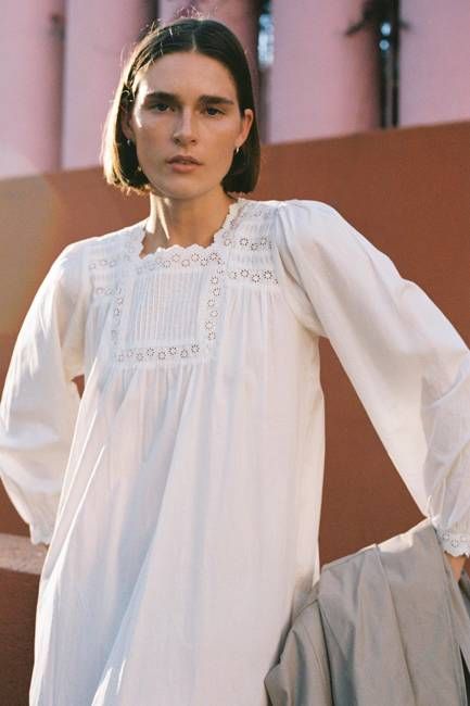 The Yolanda Dress | Alabaster