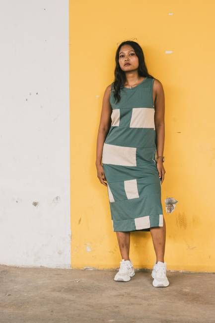 Anja Patchwork Tank Dress - KaTik