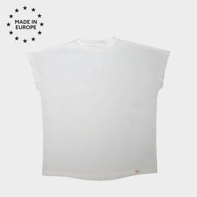 Sleeveless Quality Basic T-Shirt Damen Weiß