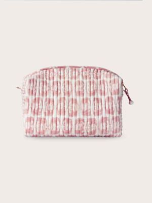 Guana' Quilted Wash Bag - Elephants of India