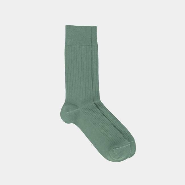 RIBBED COTTON SOCKS