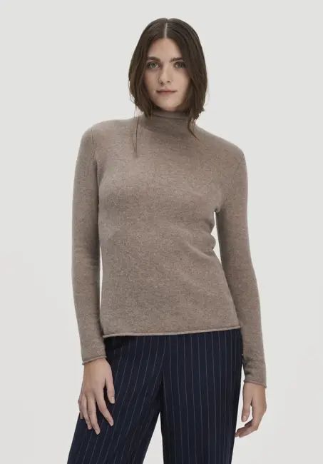 FTC × HESSNATUR turtleneck sweater regular made of pure cashmere