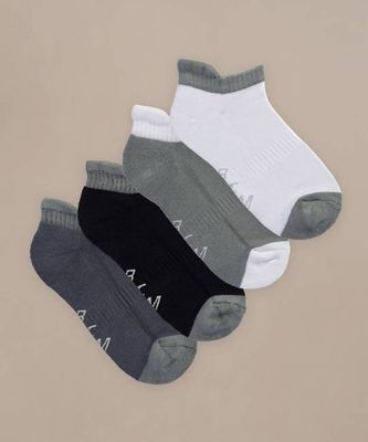 Mens Luxe Trainer Socks - 4 Pack