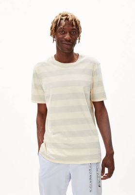 AADONI BOLD STRIPES| luna SKIRT-oatmilk