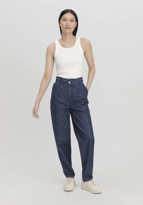 Jeans Paperbag Relaxed made of organic denim with kapok