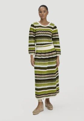 Regular knit skirt made of pure cotton