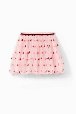 Cherry Tulle Skirt - FINAL SALE